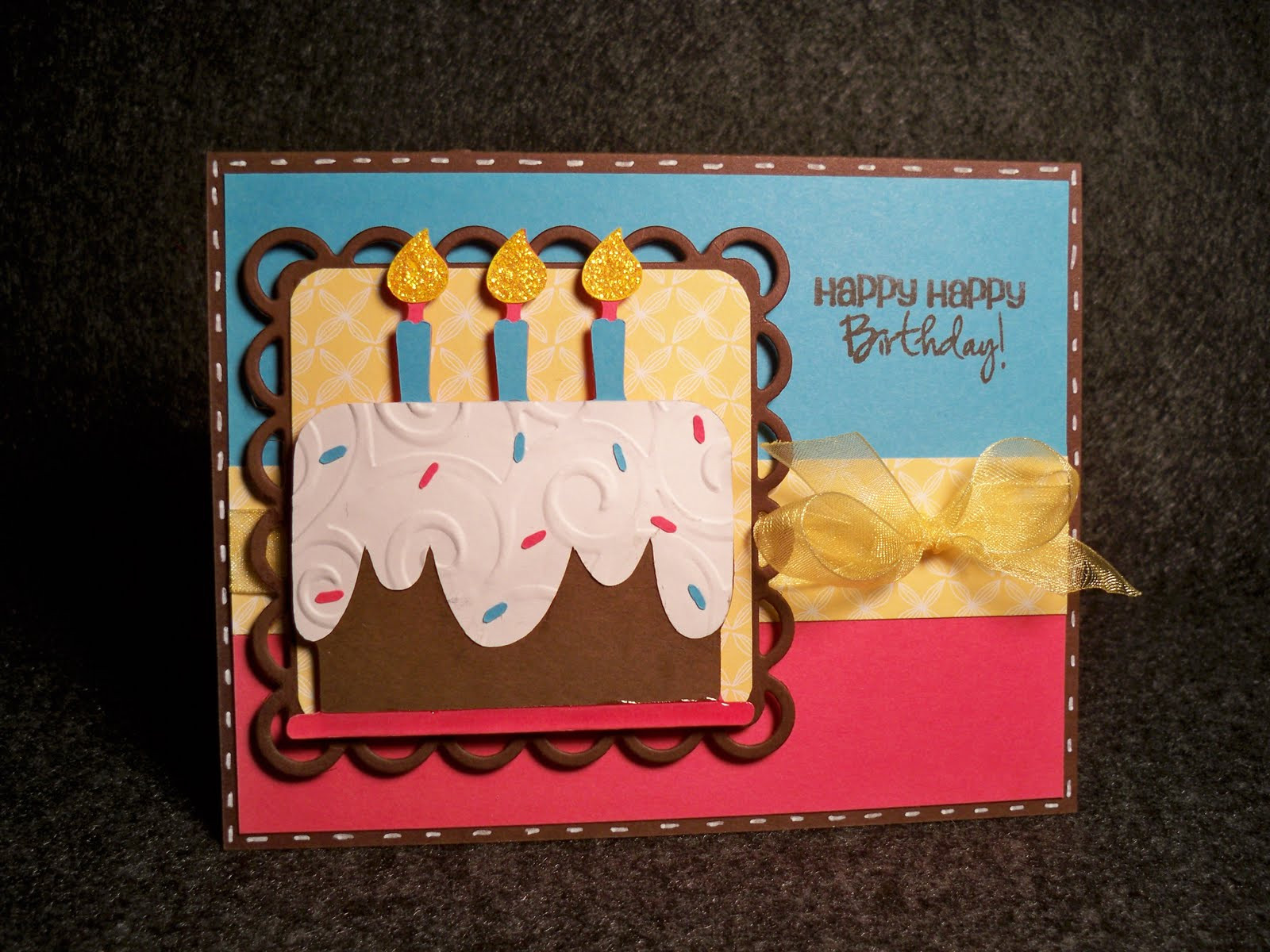 Best ideas about Birthday Cake Card
. Save or Pin Card Creations & More by C Two Birthday Cake Cards Now.