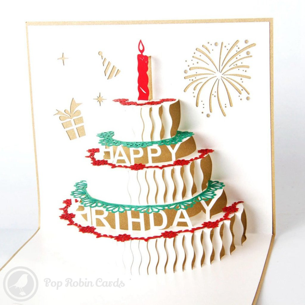 Best ideas about Birthday Cake Card
. Save or Pin Birthday Cake with Candles 3D Pop Up Birthday Greeting Now.