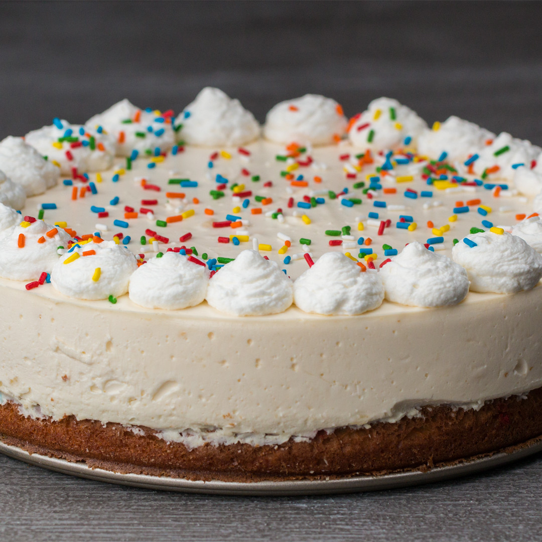 Best ideas about Birthday Cake Cheesecake
. Save or Pin Birthday Box Cake Bottom Cheesecake Recipe by Tasty Now.