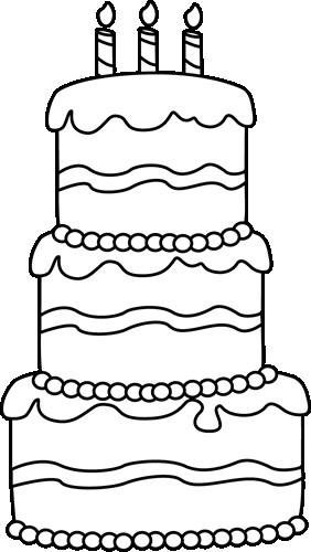 Best ideas about Birthday Cake Clip Art Black And White
. Save or Pin Black and White Big Birthday Cake Clip Art Black and Now.