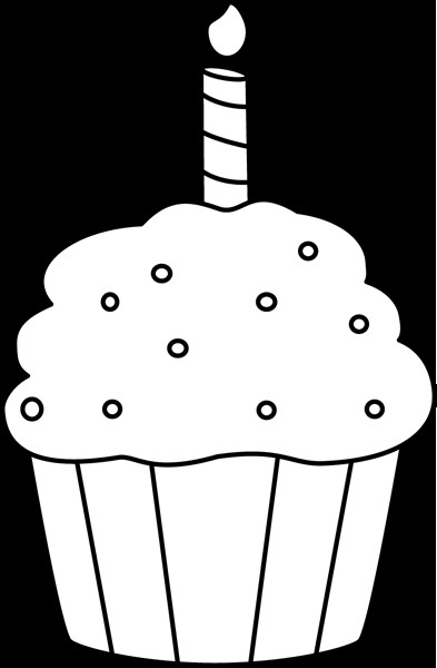 Best ideas about Birthday Cake Clip Art Black And White
. Save or Pin Cupcake Clip Art Cupcake Now.