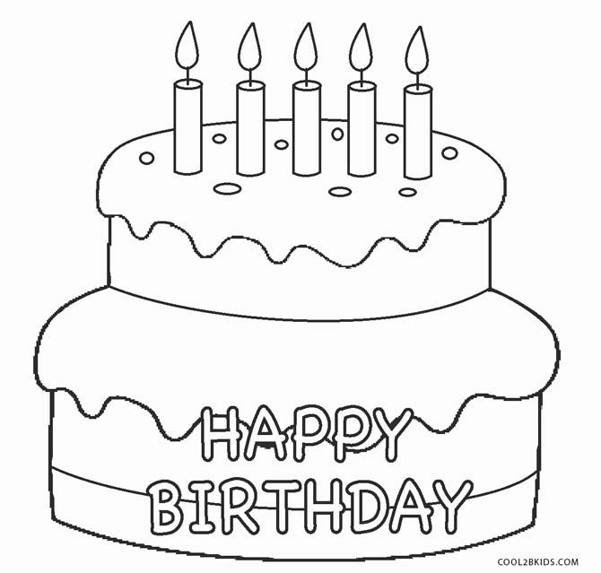 Best ideas about Birthday Cake Coloring Page
. Save or Pin Free Printable Birthday Cake Coloring Pages For Kids Now.