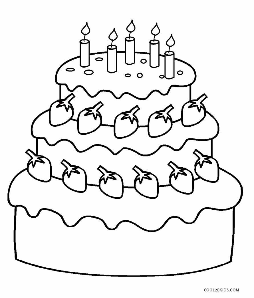 Best ideas about Birthday Cake Coloring Page
. Save or Pin Free Printable Birthday Cake Coloring Pages For Kids Now.