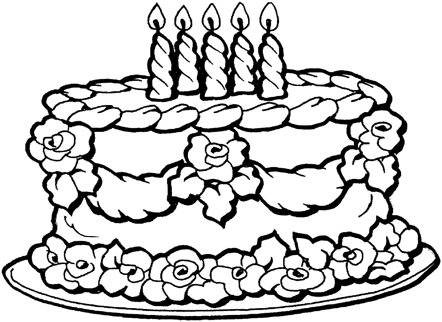 Best ideas about Birthday Cake Coloring Pages
. Save or Pin Birthday Cake Coloring Page ReJeanParent Now.