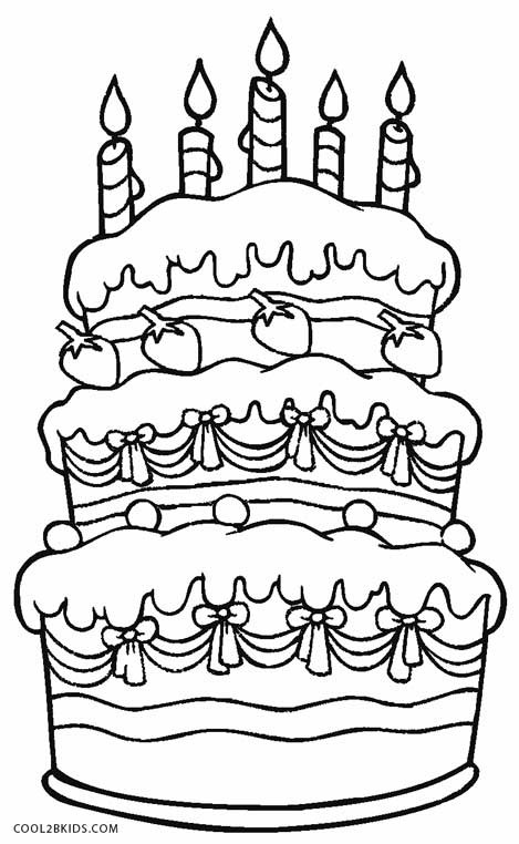 Best ideas about Birthday Cake Coloring Pages
. Save or Pin Free Printable Birthday Cake Coloring Pages For Kids Now.