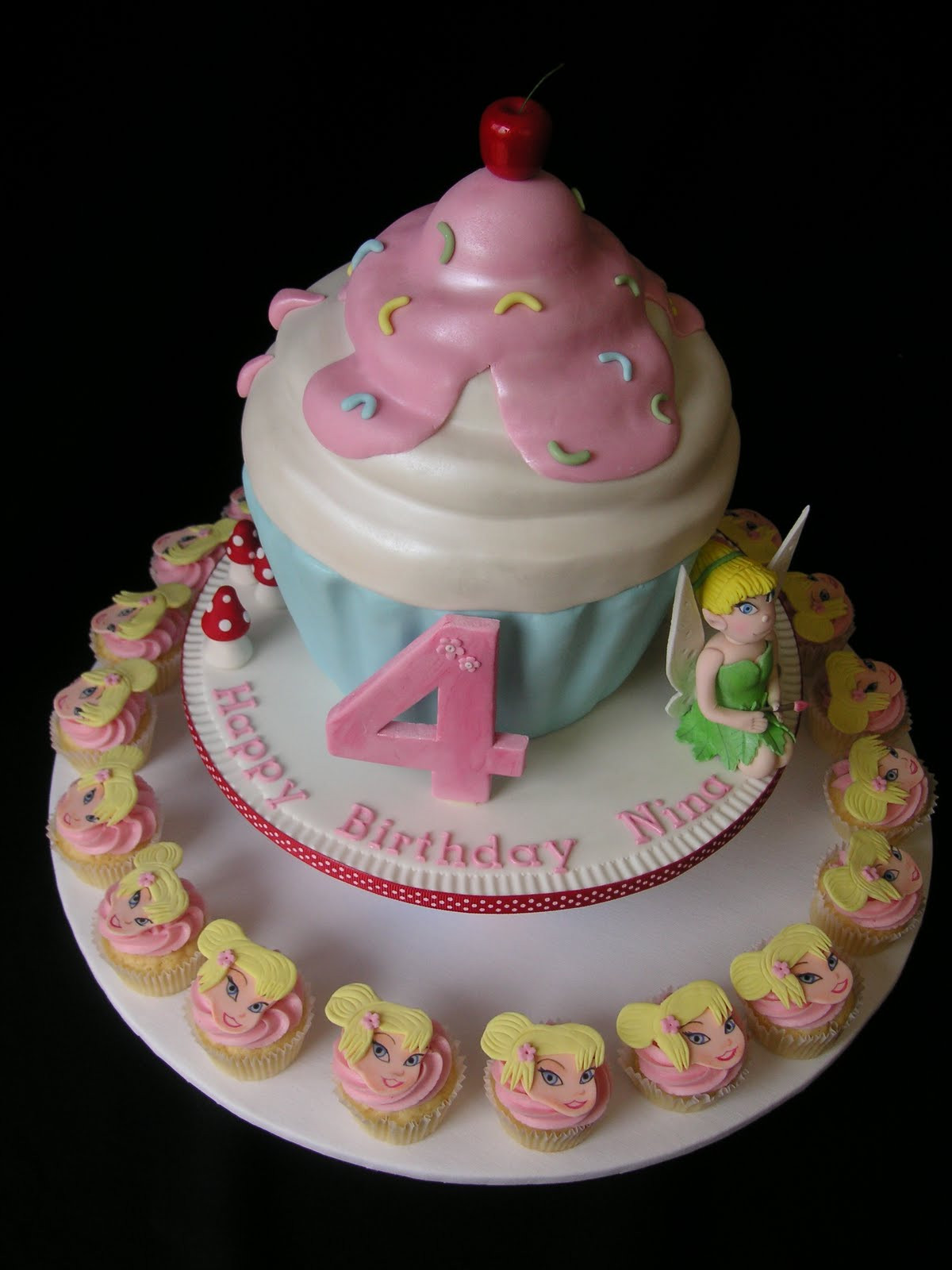 Best ideas about Birthday Cake Cupcakes
. Save or Pin Just call me Martha Tinkerbell giant cupcake birthday cake Now.