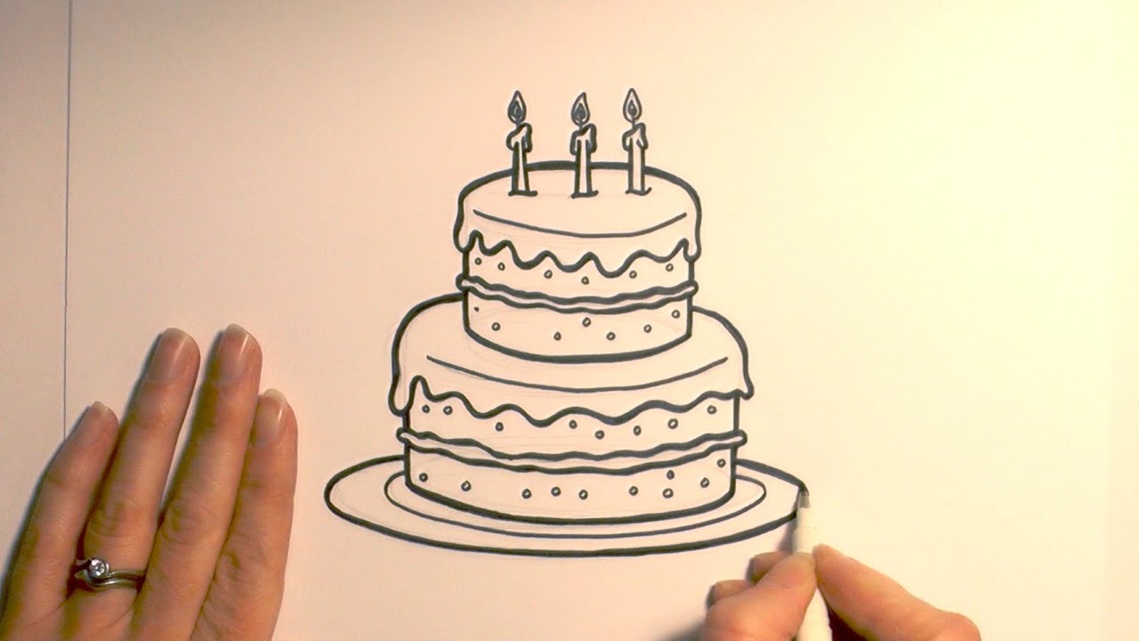 Best ideas about Birthday Cake Drawing
. Save or Pin How to Draw a Birthday Cake Now.