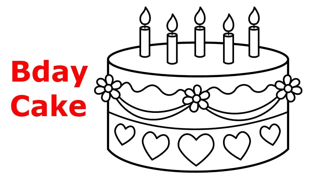 Best ideas about Birthday Cake Drawing
. Save or Pin How to Draw Birthday Cake for Kids Now.