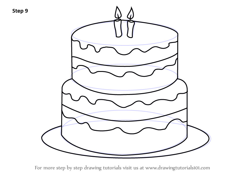 Best ideas about Birthday Cake Drawing
. Save or Pin Learn How to Draw a Birthday Cake Cakes Step by Step Now.