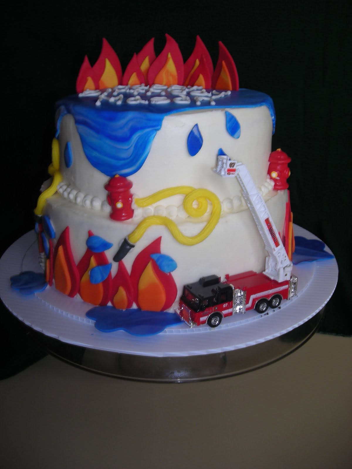 Best ideas about Birthday Cake Fire
. Save or Pin pattycakes Fireman Theme Birthday Cake Now.