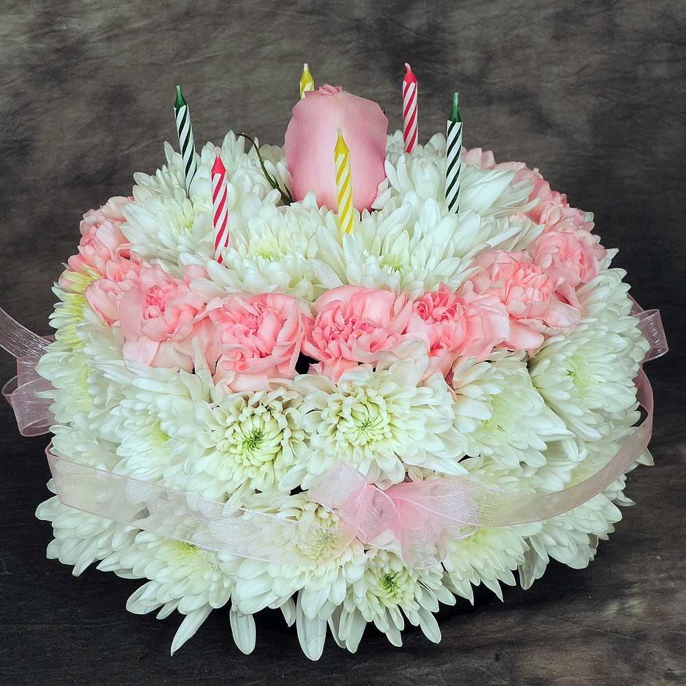 Best ideas about Birthday Cake Flowers
. Save or Pin Floral Birthday Cake Now.