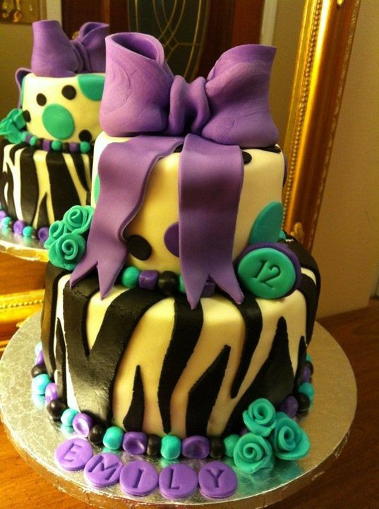 Best ideas about Birthday Cake For 12 Years Old Girl
. Save or Pin fondant 12 year old girl birthday cake Now.