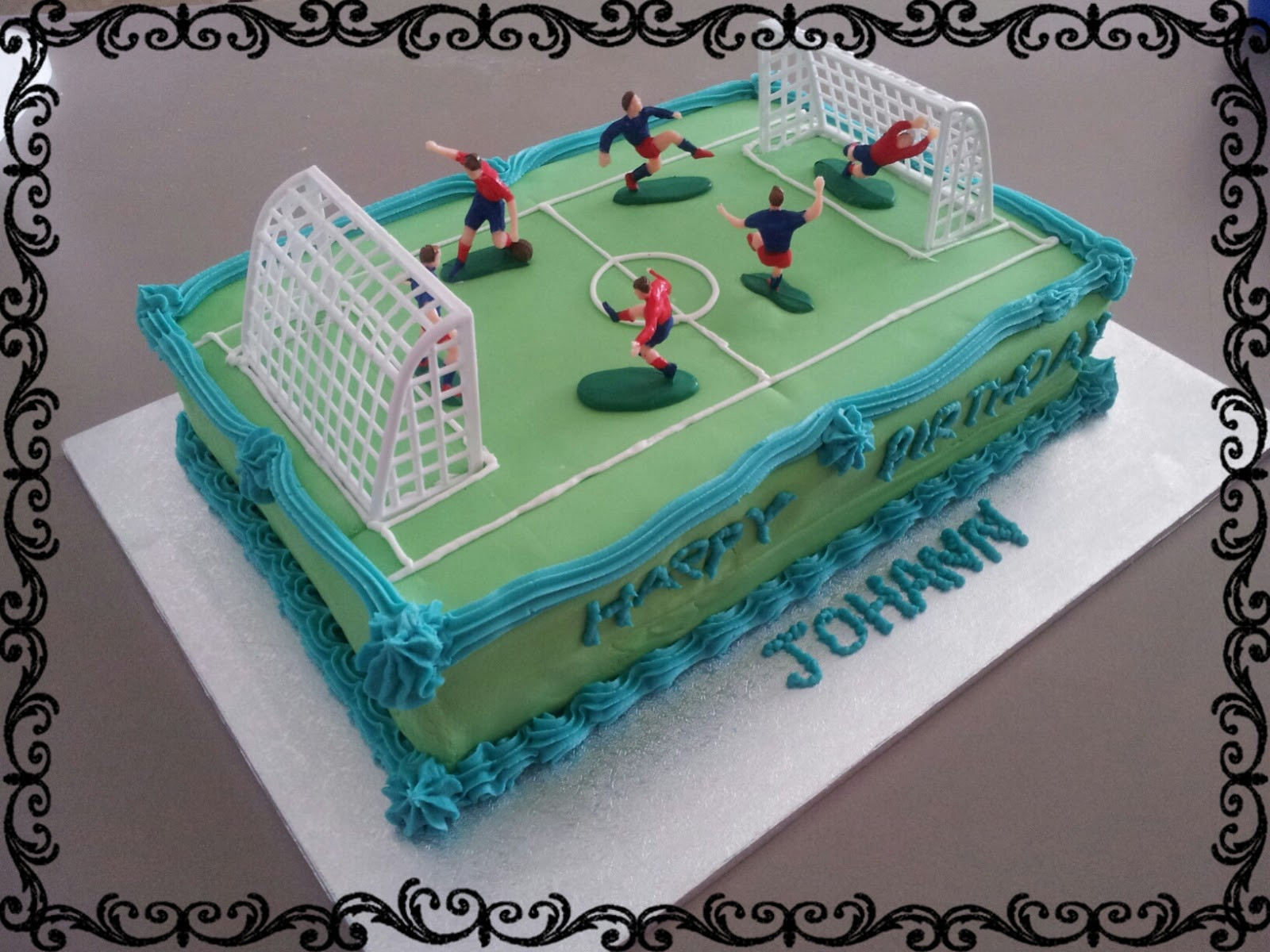 Best ideas about Birthday Cake For 13 Year Old Boy
. Save or Pin Lucy s Delicious Cakes Soccer Field Birthday Cake Now.