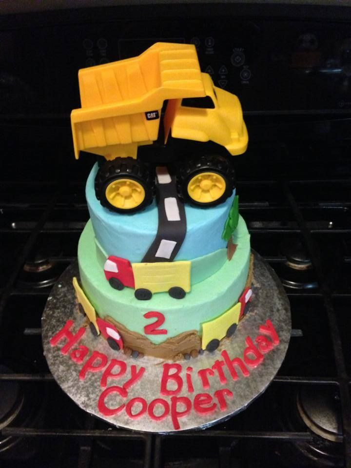 Best ideas about Birthday Cake For 2 Year Old Boy
. Save or Pin 2 year old boy birthday cake trucks dumptruck Now.