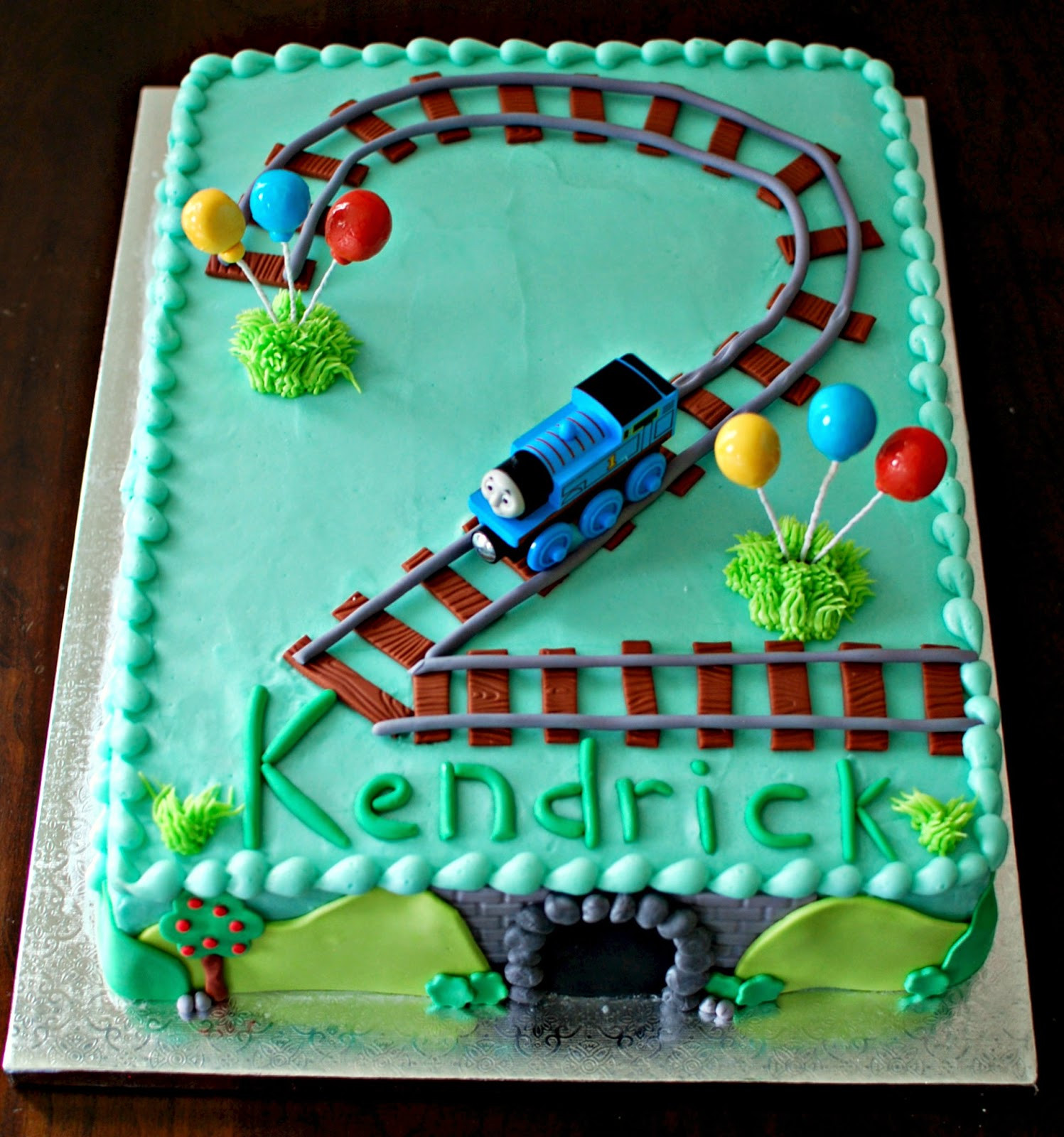 Best ideas about Birthday Cake For 2 Year Old Boy
. Save or Pin Snacky French Thomas 2nd Bithday Cake Now.