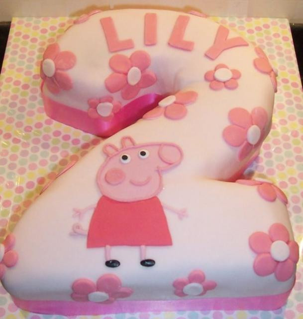Best ideas about Birthday Cake For 2 Years Old Girl
. Save or Pin Pink second birthday cake in the shape of the number 2 for Now.