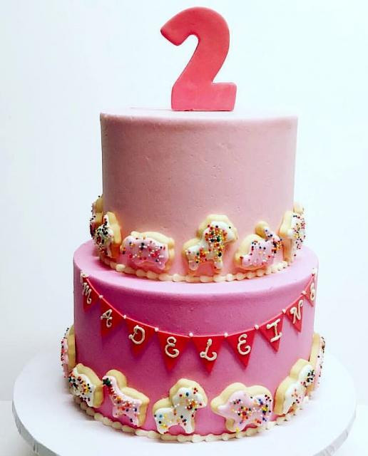 Best ideas about Birthday Cake For 2 Years Old Girl
. Save or Pin Cute 2 Tier Pink Birthday Cake for Two Year Old Girl JPG Now.
