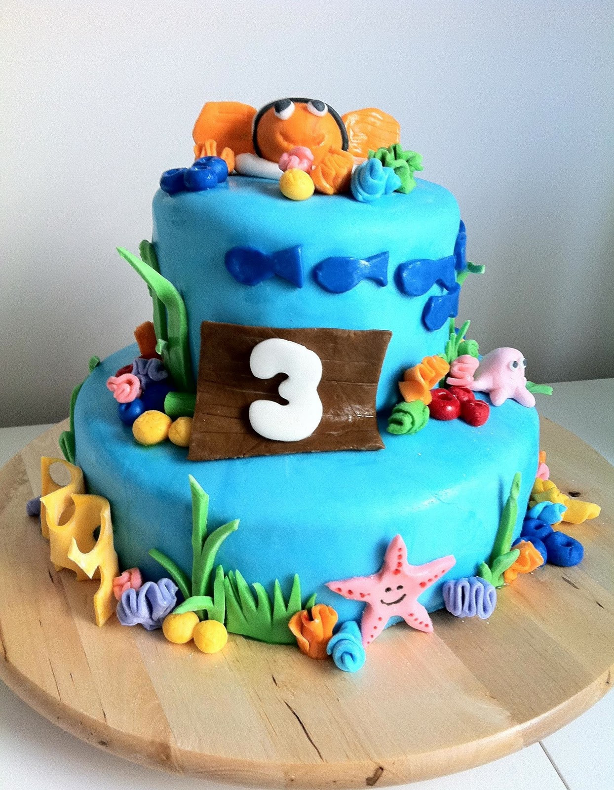Best ideas about Birthday Cake For 3 Year Old Boy
. Save or Pin Sweetness by D Finding Nemo Logan s 3rd Birthday Now.