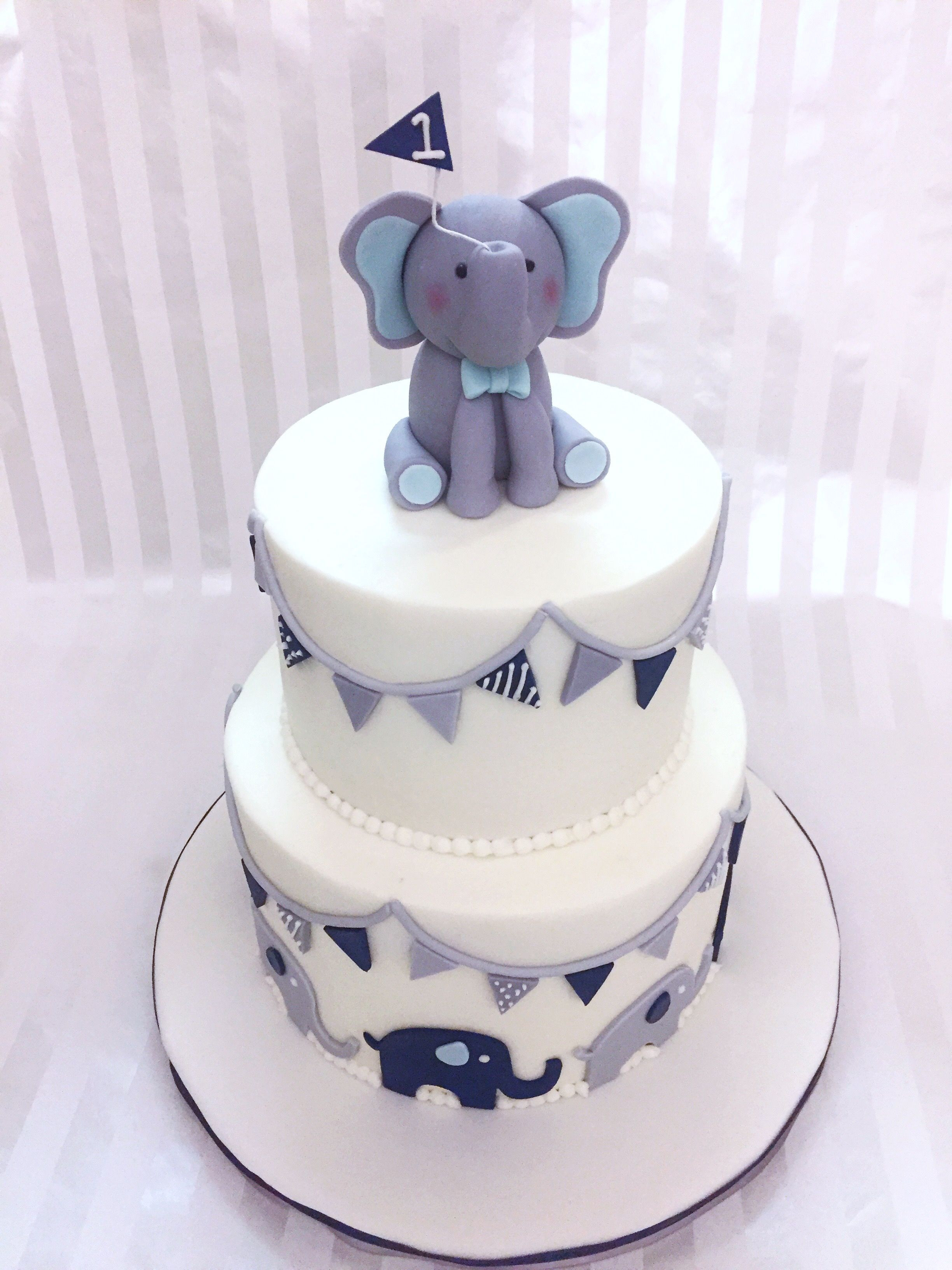 Best ideas about Birthday Cake For Baby Boy
. Save or Pin Baby Boy Elephant 1st Birthday Cake Now.