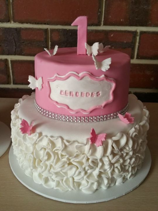 Best ideas about Birthday Cake For Baby Girl
. Save or Pin Baby girl 1st birthday cake Cake by hels10 CakesDecor Now.