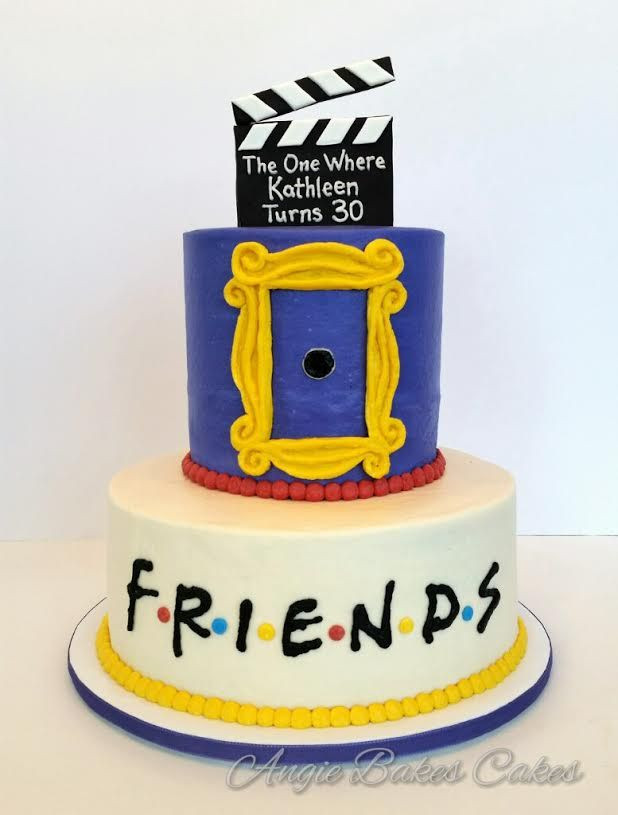 Best ideas about Birthday Cake For Friend
. Save or Pin I ll Be There For You Friends themed cake Now.