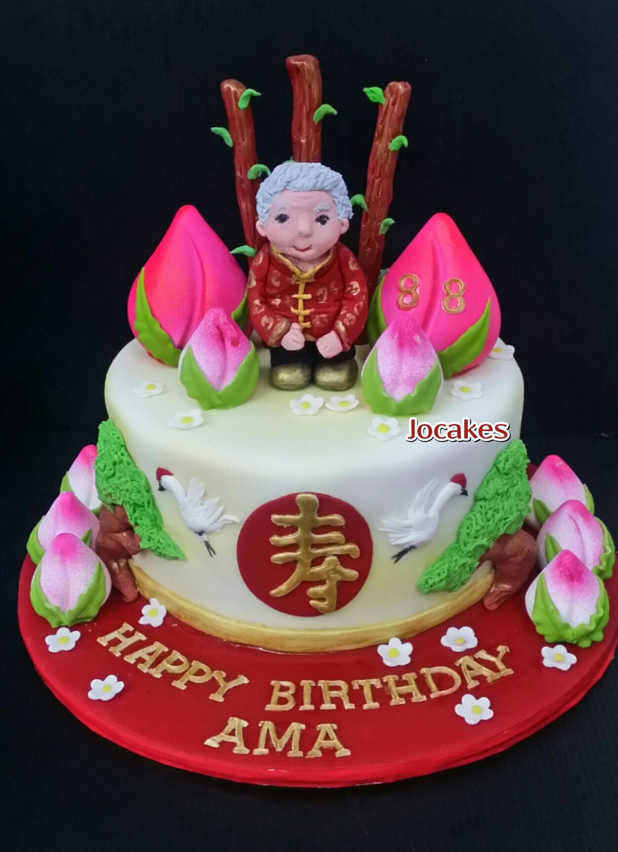 Best ideas about Birthday Cake For Grandma
. Save or Pin Longevity cake for Grandma’s birthday Now.