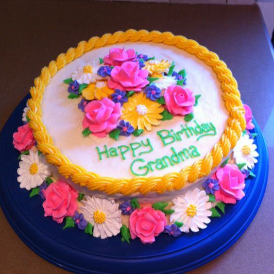 Best ideas about Birthday Cake For Grandma
. Save or Pin Great cake design for Grandma s 92nd birthday Now.