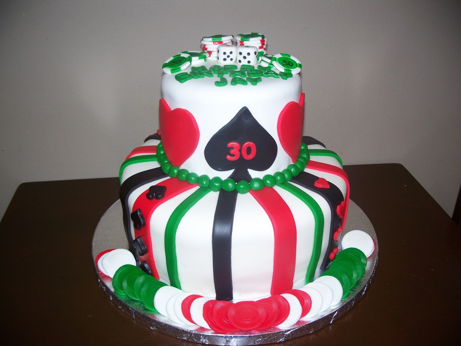 Best ideas about Birthday Cake For Him
. Save or Pin SweetDaisyCakes Poker themed 30th birthday cake Now.