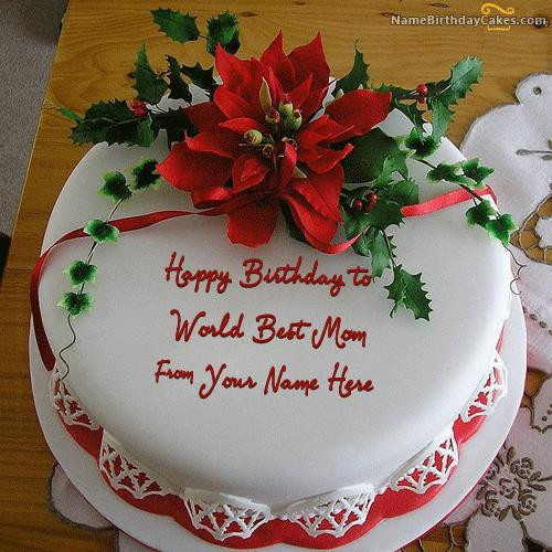 Best ideas about Birthday Cake For Mother
. Save or Pin Flower Birthday Cake For Mother With Name Now.