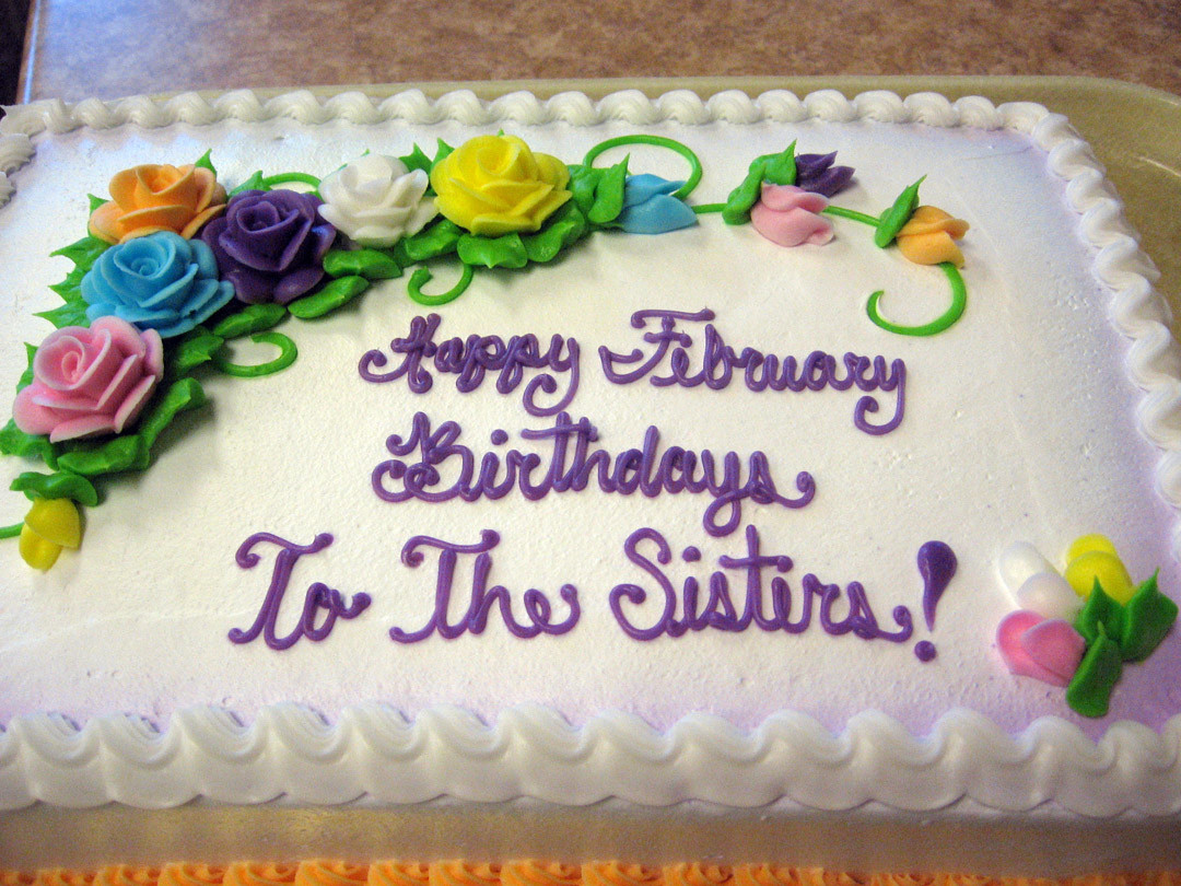 Best ideas about Birthday Cake For Sister
. Save or Pin Franciscan Sisters of Little Falls Life at the Convent Now.
