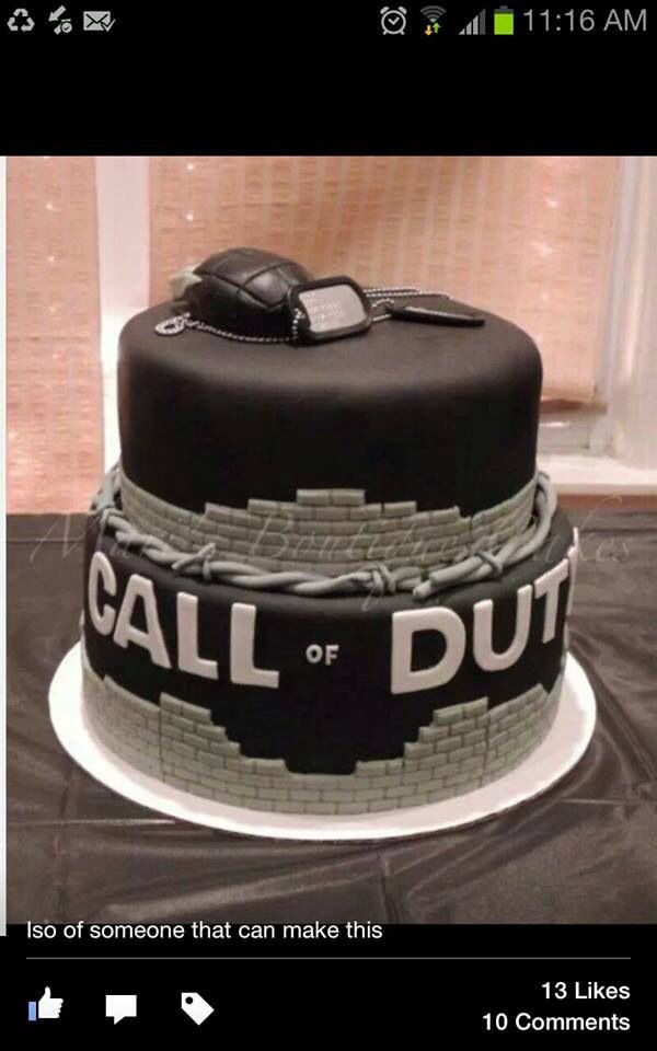 Best ideas about Birthday Cake For Teenager Boy
. Save or Pin COD typical teenage boy cake Boys cakes Now.