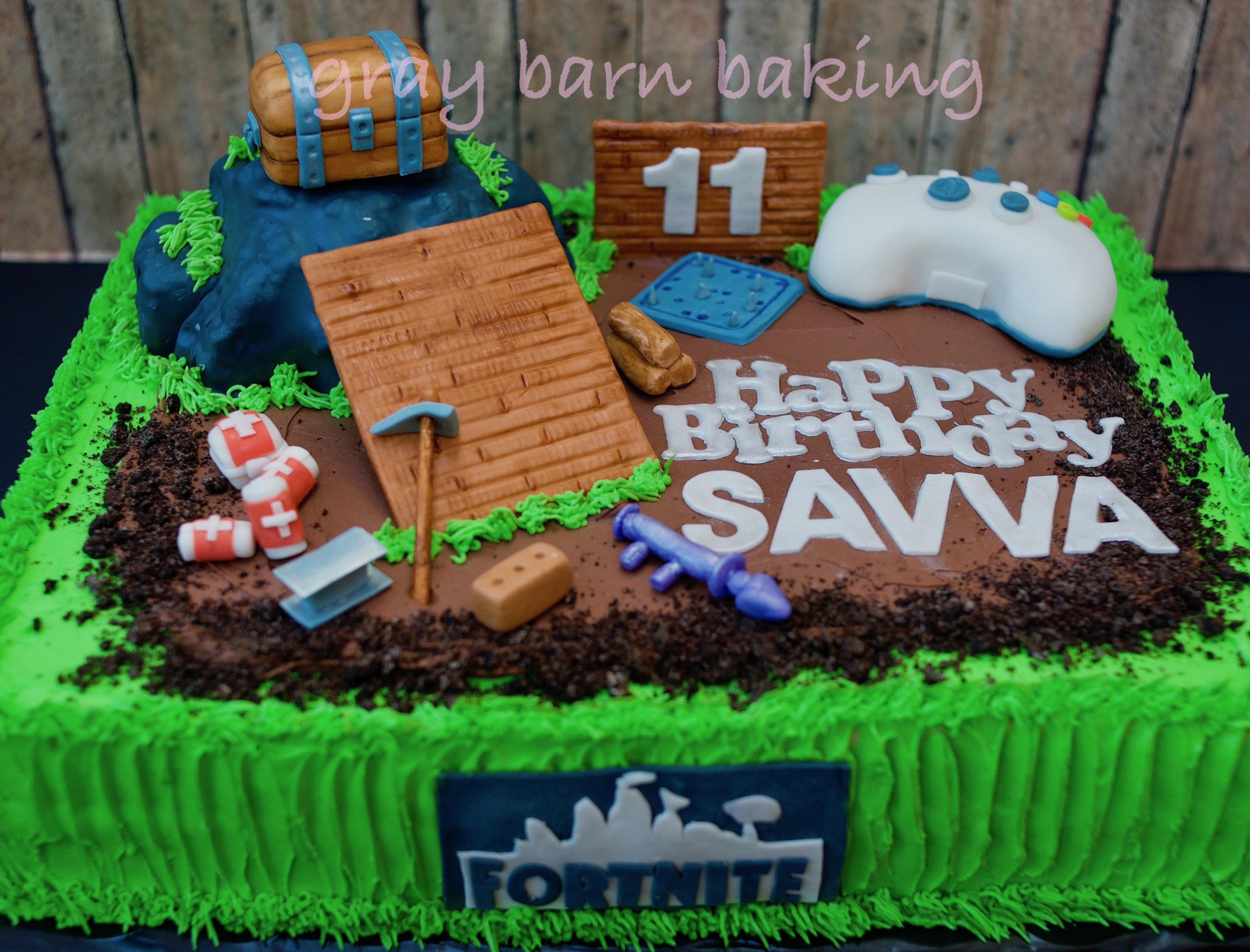 Best ideas about Birthday Cake Fortnite
. Save or Pin FORTNITE Gamer Cake Now.