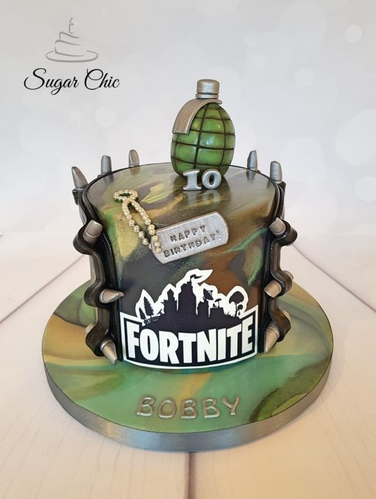 Best ideas about Birthday Cake Fortnite
. Save or Pin Fortnite Birthday Cake cake by Sugar Chic CakesDecor Now.