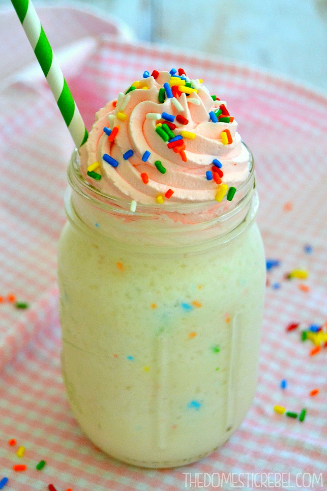 Best ideas about Birthday Cake Frappuccino
. Save or Pin Copycat Birthday Cake Frappuccino Now.