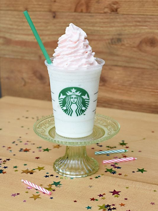 Best ideas about Birthday Cake Frappuccino
. Save or Pin Let them have cake Starbucks offers birthday Fraps Now.
