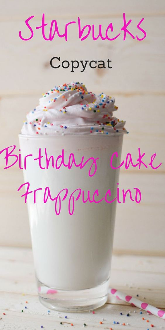 Best ideas about Birthday Cake Frappuccino
. Save or Pin Copycat Starbucks Birthday Cake Frappuccino Now.