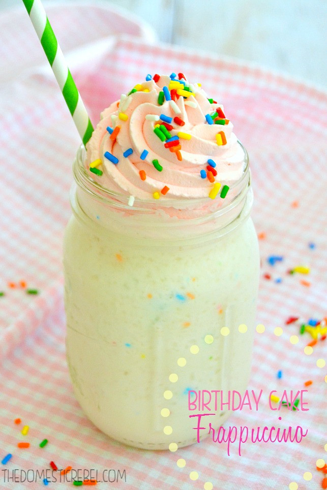 Best ideas about Birthday Cake Frappuccino
. Save or Pin Copycat Birthday Cake Frappuccino Now.