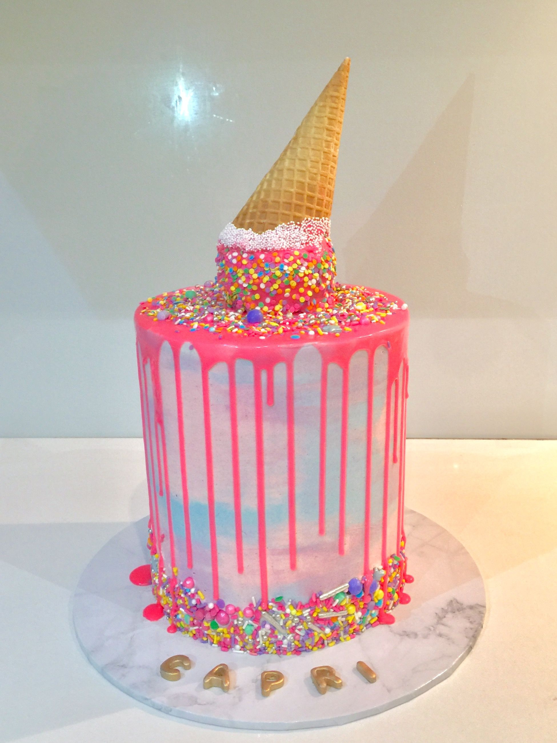 Best ideas about Birthday Cake Gum
. Save or Pin Bubblegum ice cream drip cake ella in 2019 Now.