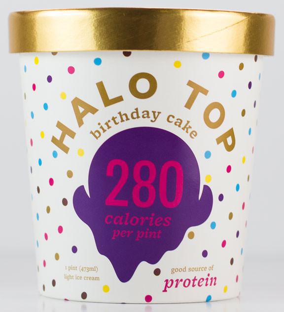 Best ideas about Birthday Cake Halo Top
. Save or Pin Halo Top Ice Cream — The Dieline Branding & Packaging Design Now.