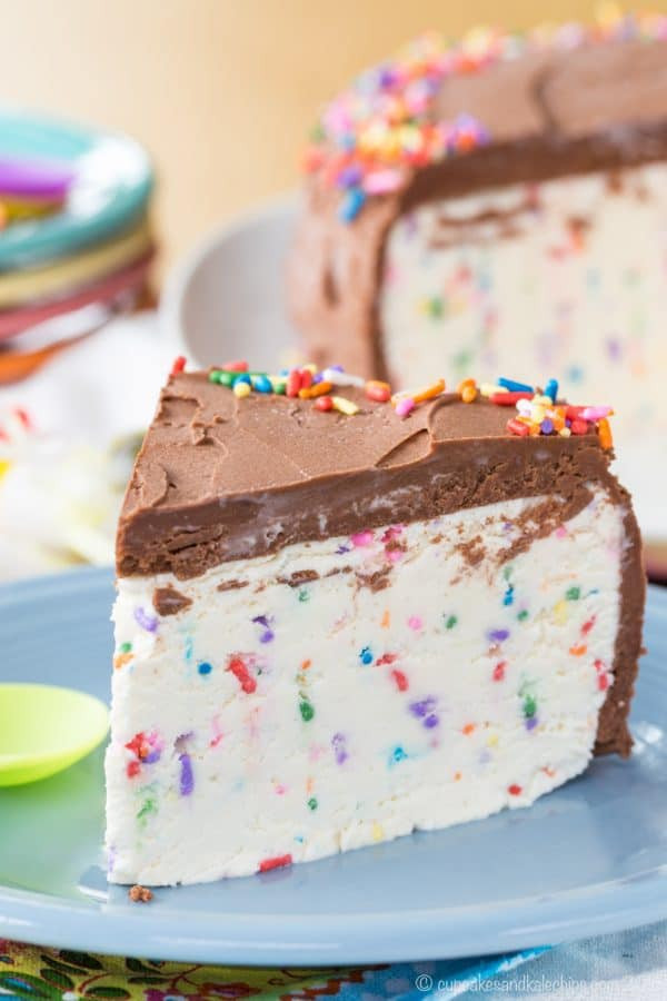 Best ideas about Birthday Cake Ice Cream Recipe
. Save or Pin Funfetti Ice Cream Cake Recipe No Churn Cupcakes Now.