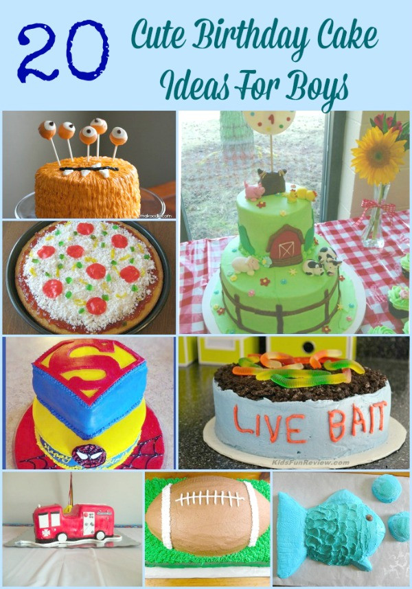 Best ideas about Birthday Cake Ideas For Boys
. Save or Pin 20 Cute Birthday Cake Ideas For Boys The Kid s Fun Review Now.