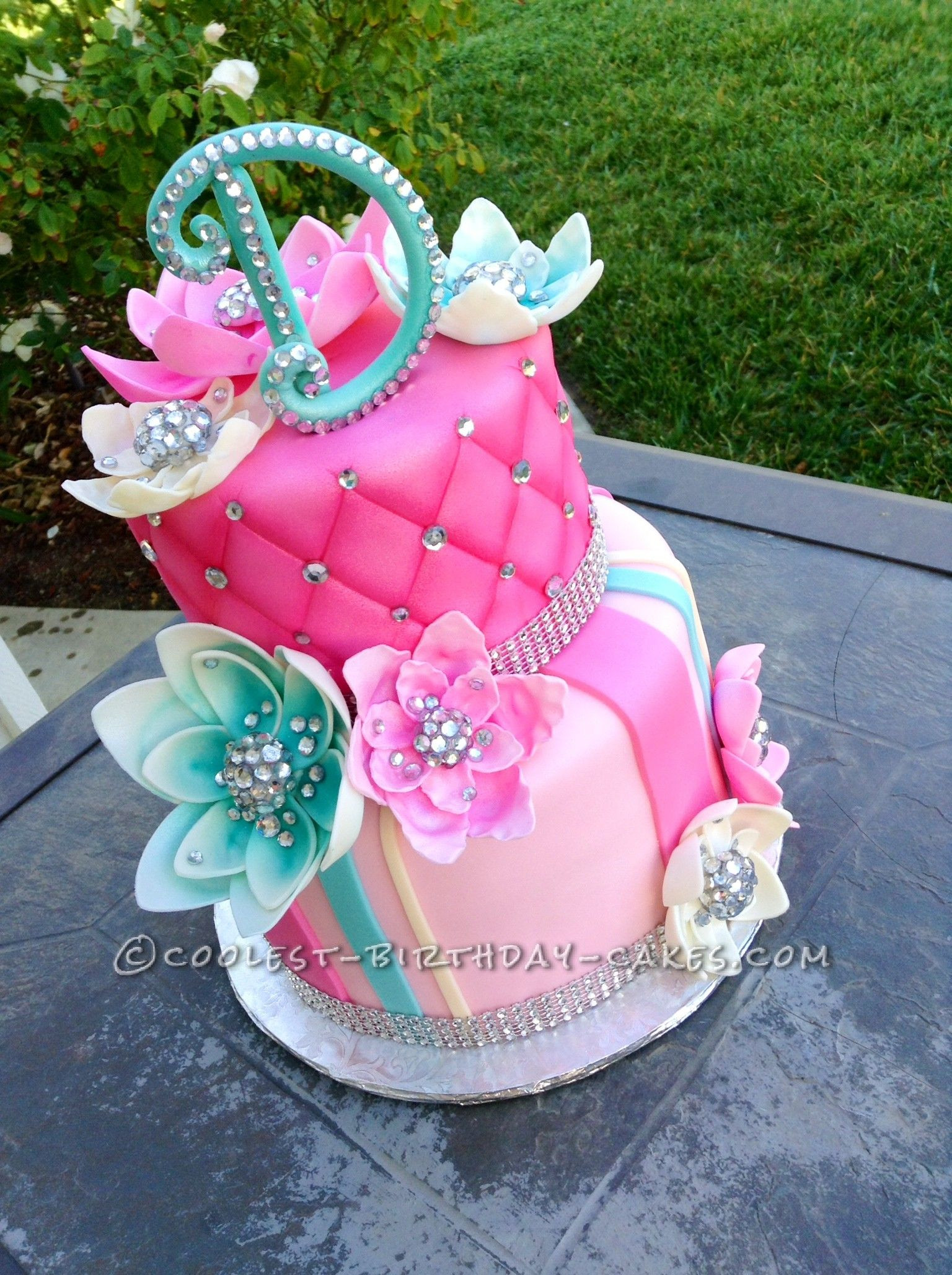 Best ideas about Birthday Cake Ideas For Girls
. Save or Pin Delicious Homemade Beautiful Birthday Cake With Bling in Now.