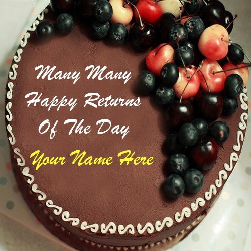 Best ideas about Birthday Cake Images With Names
. Save or Pin Happy birthday cake with name – Birthday cake images Now.