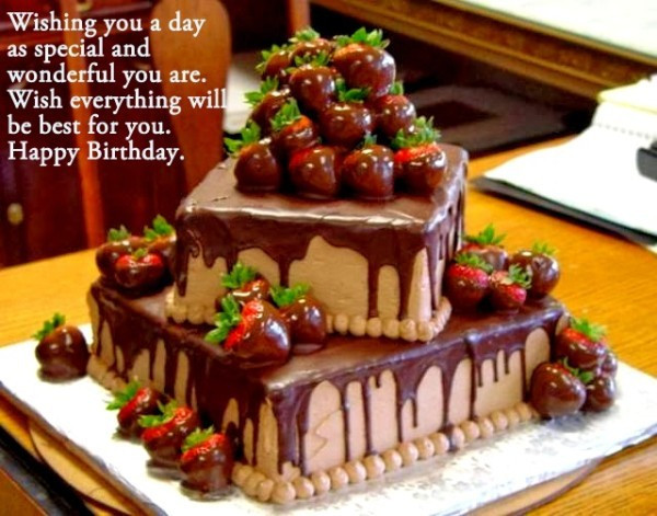 Best ideas about Birthday Cake Images With Wishes
. Save or Pin 110 Happy Birthday Greetings with My Happy Now.