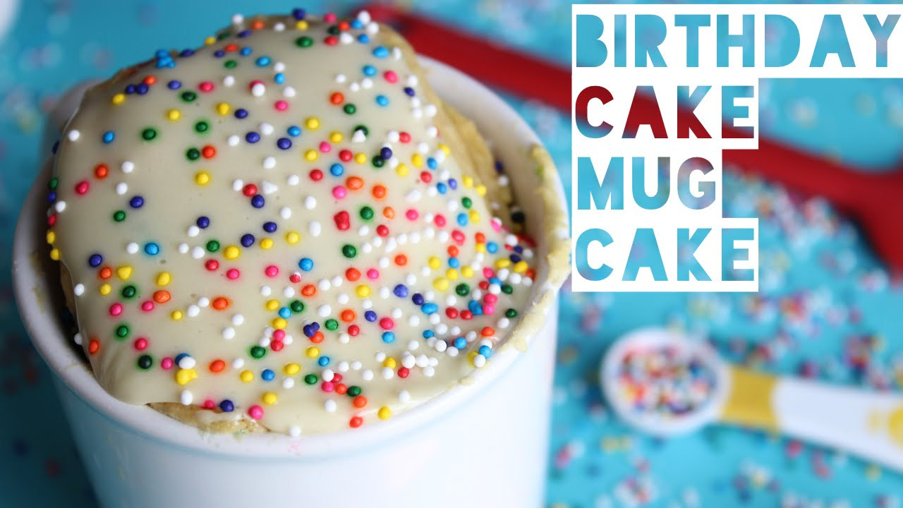 Best ideas about Birthday Cake In A Mug
. Save or Pin Healthy Birthday Cake Mug Cake Recipe Now.