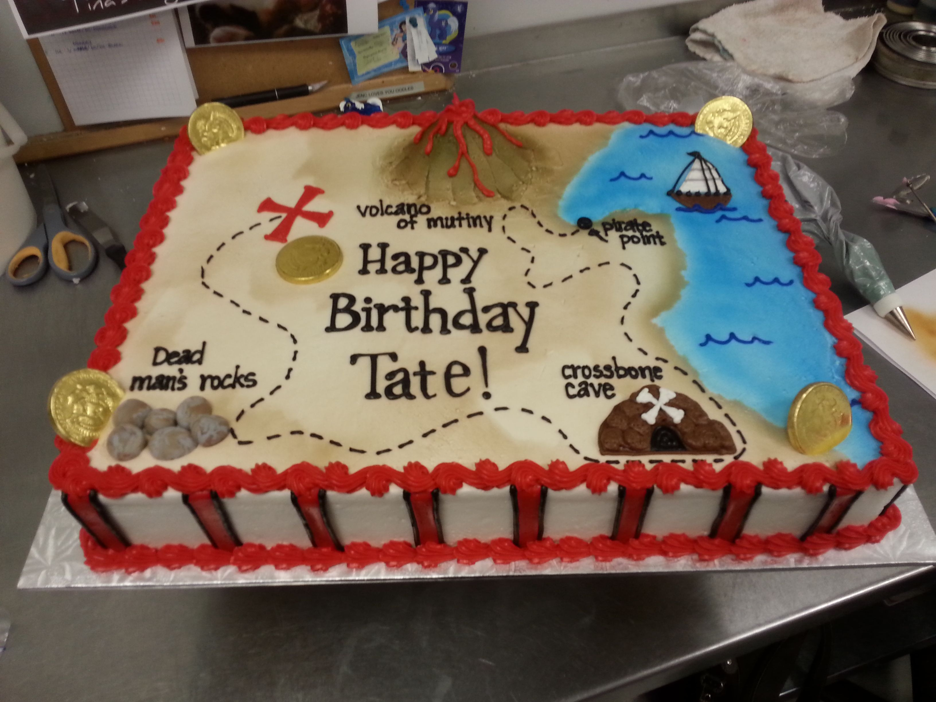 Best ideas about Birthday Cake Map
. Save or Pin Treasure map cake Cakes I ve Made in 2019 Now.