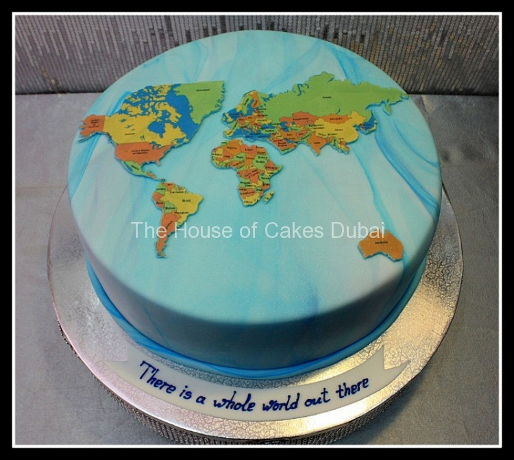 Best ideas about Birthday Cake Map
. Save or Pin World map cake Now.