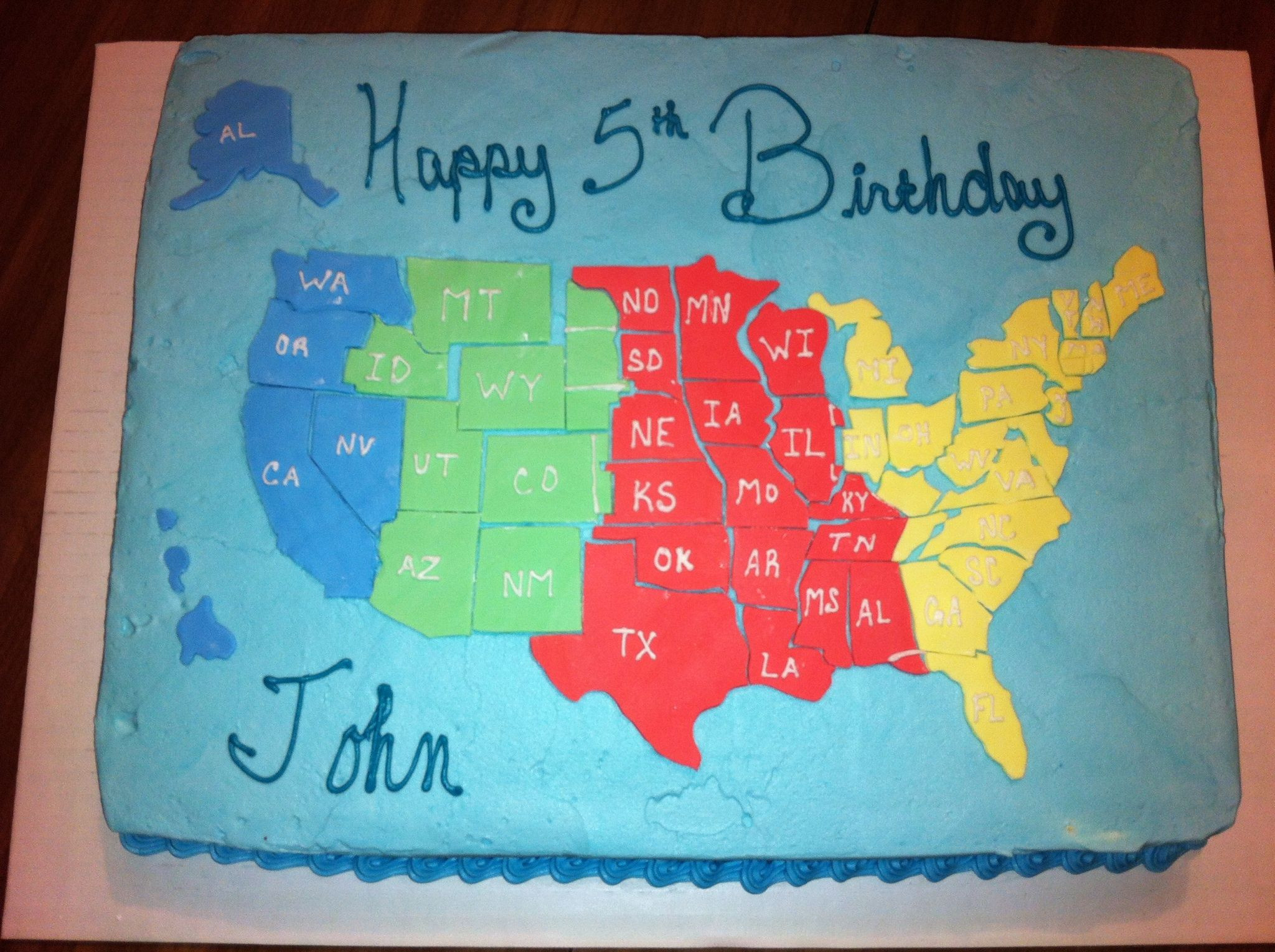 Best ideas about Birthday Cake Map
. Save or Pin Unite States Map Cake Sugar N Spice Cakes Now.