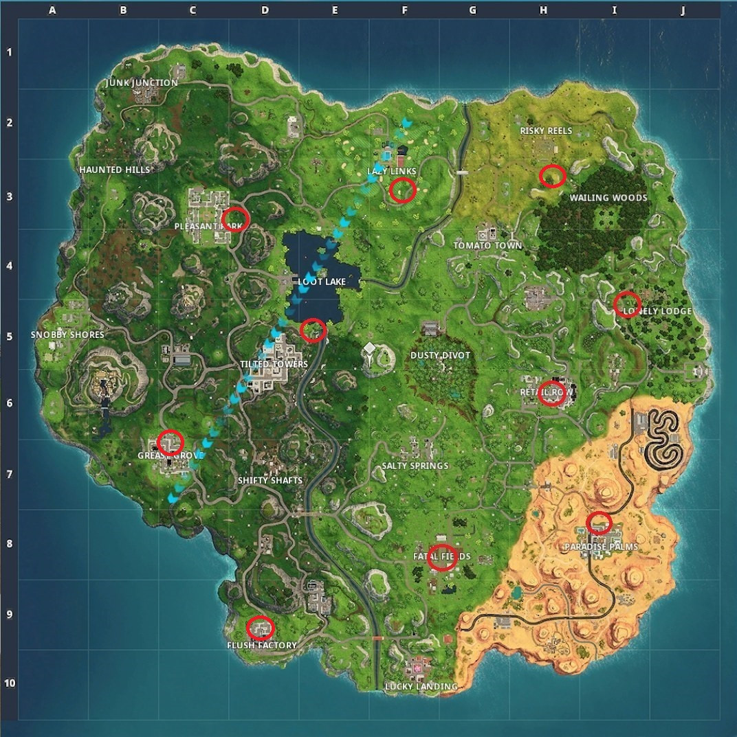 Best ideas about Birthday Cake Map
. Save or Pin Fortnite Birthday Cake Locations Dance in Front Cakes Now.