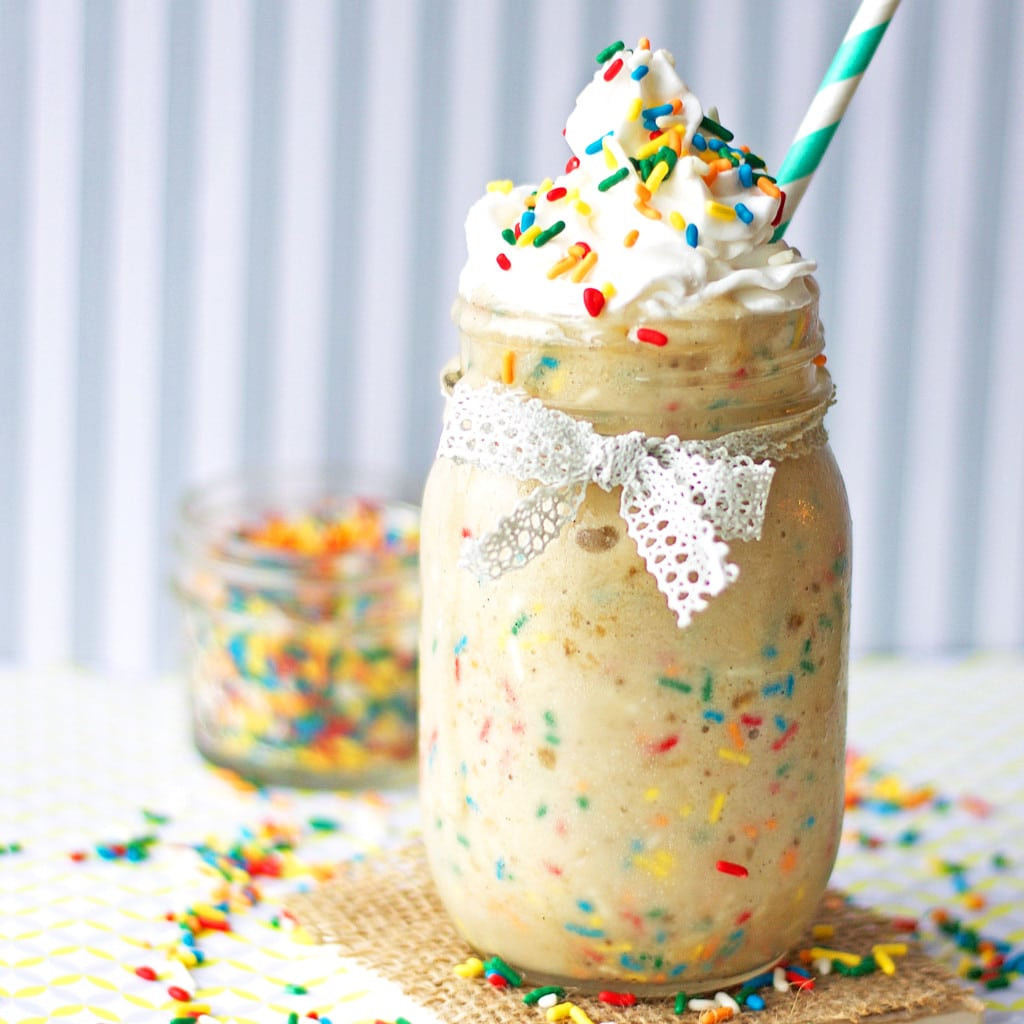 Best ideas about Birthday Cake Milkshake
. Save or Pin Birthday Cake Protein Shake Healthy Dairy Free Paleo Now.